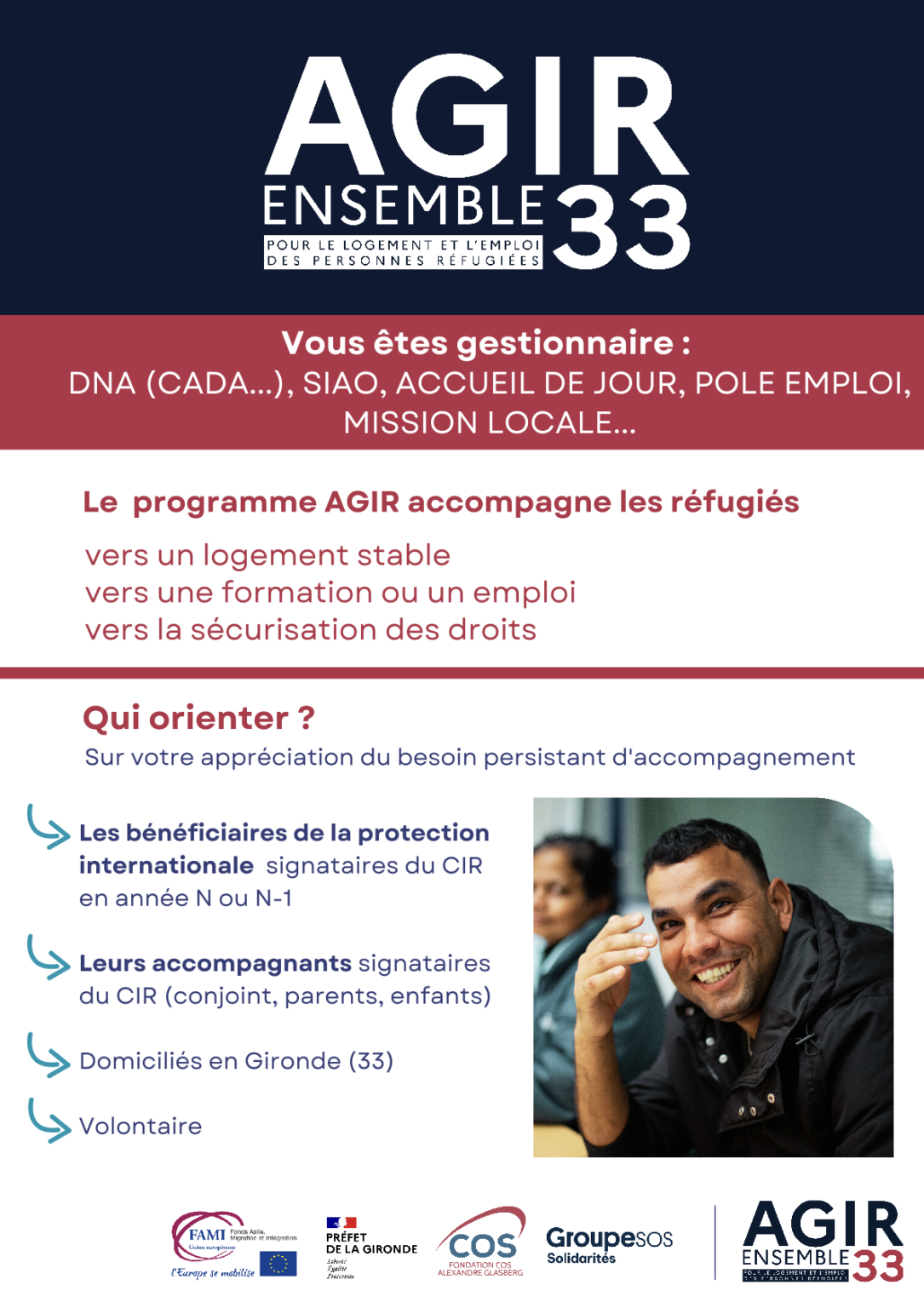 Contact | AGIR 33 - Programme d'accompagnement des réfugiés en Gironde